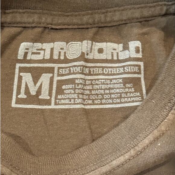 Cactus Jack by Travis Scott All Seeing Hand Astrofest 2021 Merch T-Shirt *SIZE M - Picture 5 of 5